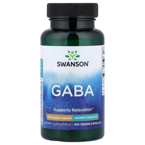Swanson - GABA Gamma Aminobutyric Acid - 100 kapsułek